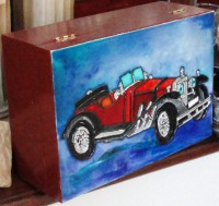 Caixa "Carro Vermelho"